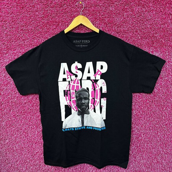 ASAP Ferg Always Strive and Prosper Rap Tshirt size Large - Picture 1 of 5